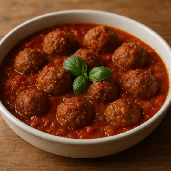Boulettes de bœuf à la sauce tomate