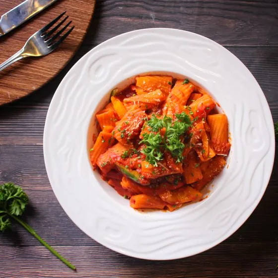 Rigatoni alla norma